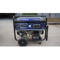 Generador de gasolina de alta calidad M6500e 5kw con monofásico de CA, 220V y cubierta
